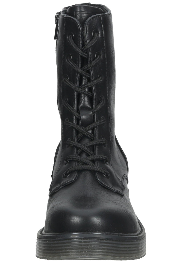 Bugatti Stiefelette Lederimitat Schwarz