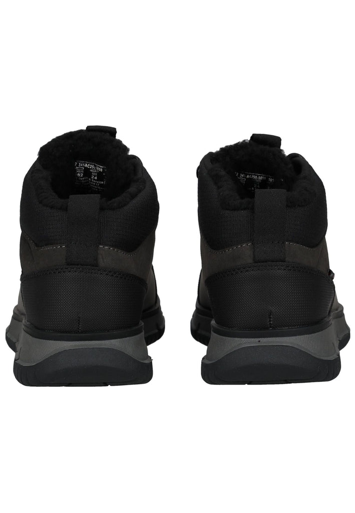 Bugatti Stiefelette Lederimitat Schwarz/Grau Warmfutter