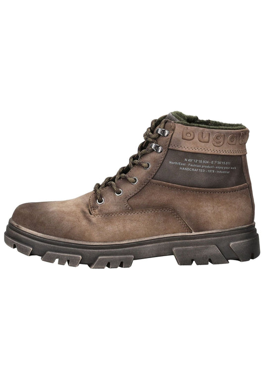 Bugatti Stiefelette Lederimitat Taupe