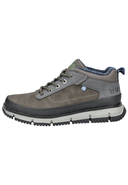 Bugatti Stiefelette Lederimitat Taupe Warmfutter