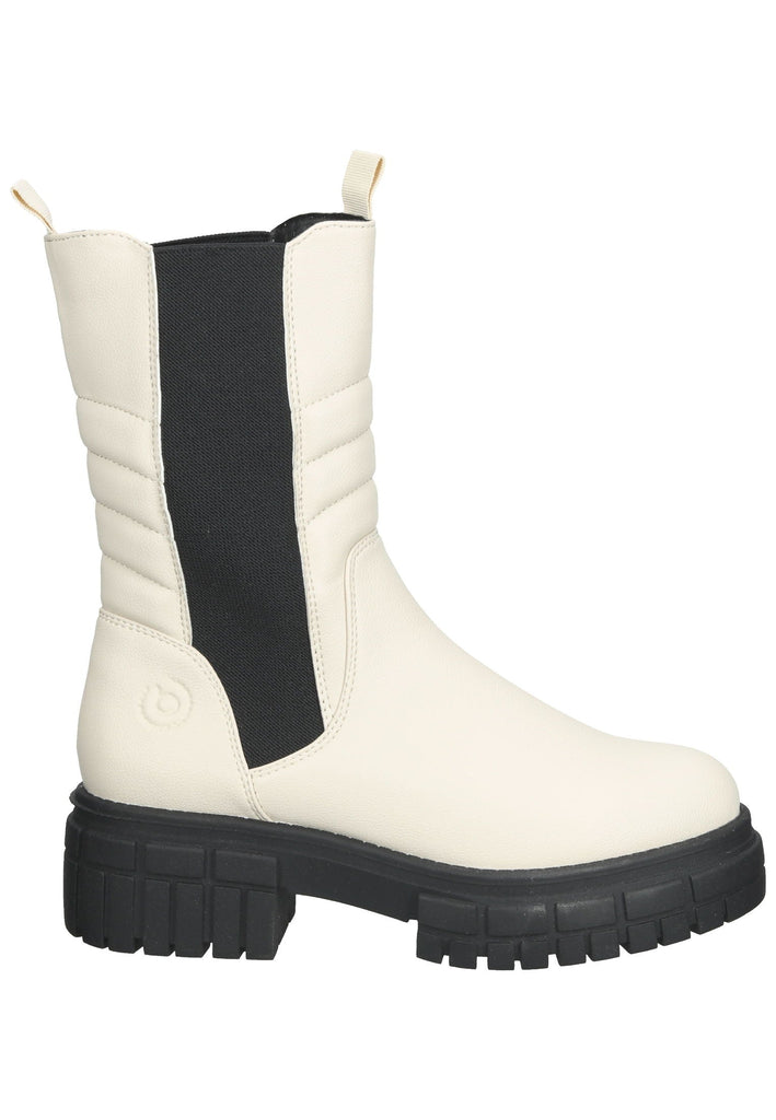 Bugatti Stiefelette Lederimitat/Textil Beige