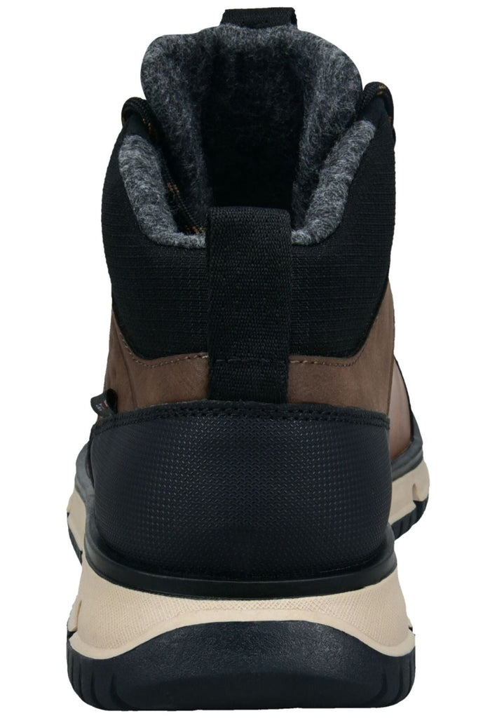 Bugatti Stiefelette Lederimitat/Textil Braun/Schwarz