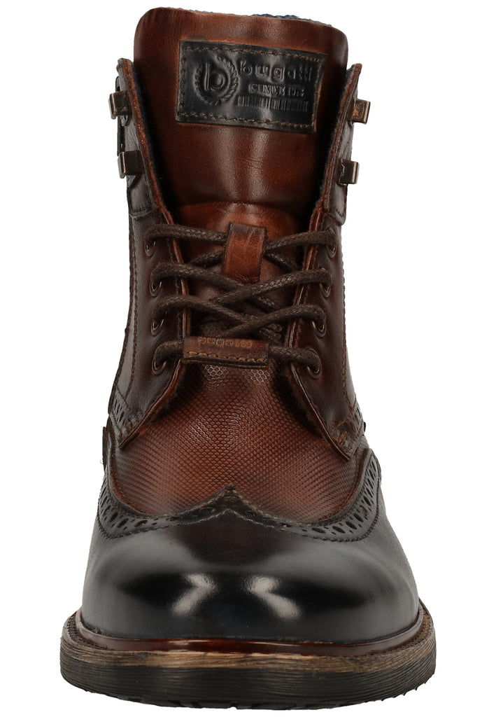 Bugatti Stiefelette Nappaleder Blau/Braun