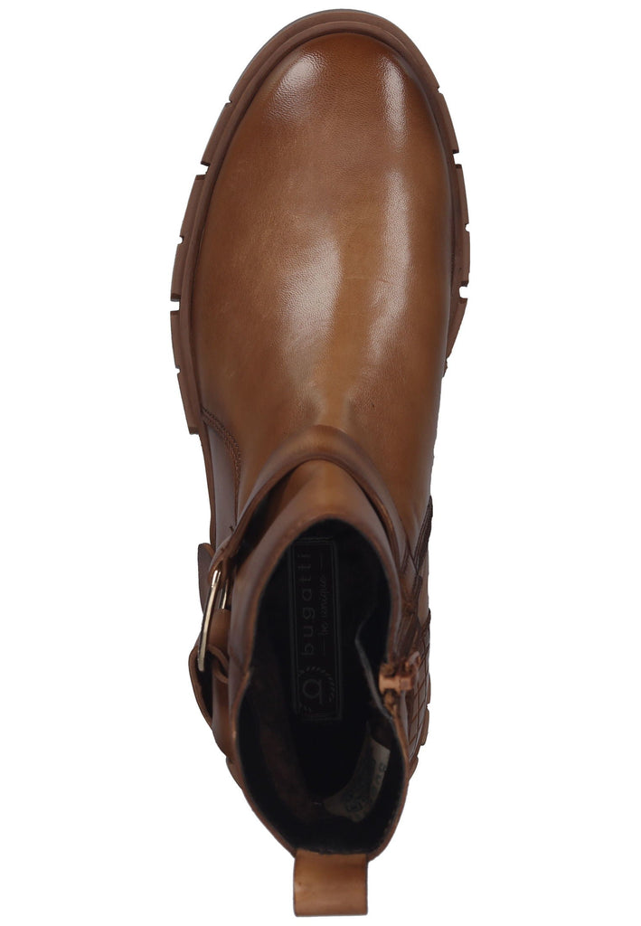 Bugatti Stiefelette Nappaleder Braun