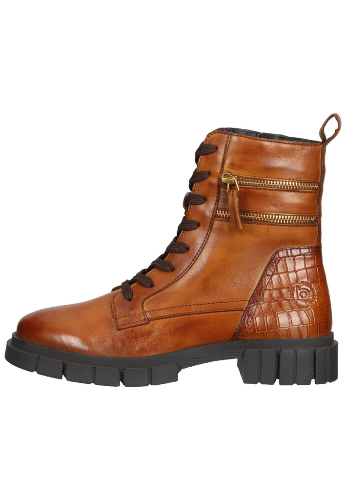 Bugatti Stiefelette Nappaleder Cognac