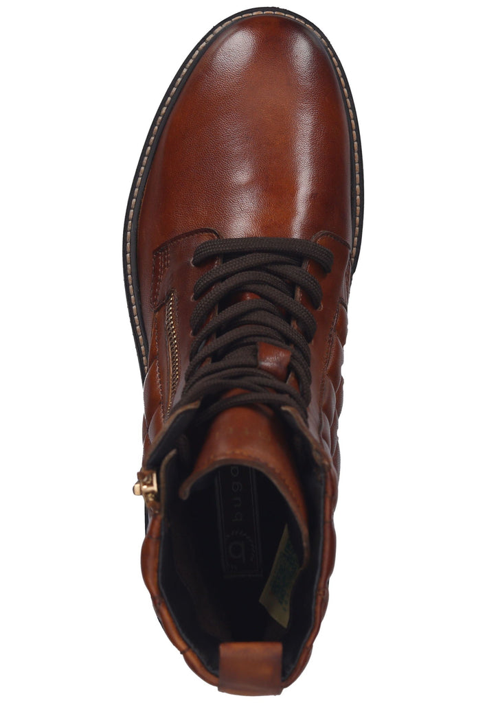Bugatti Stiefelette Nappaleder Cognac