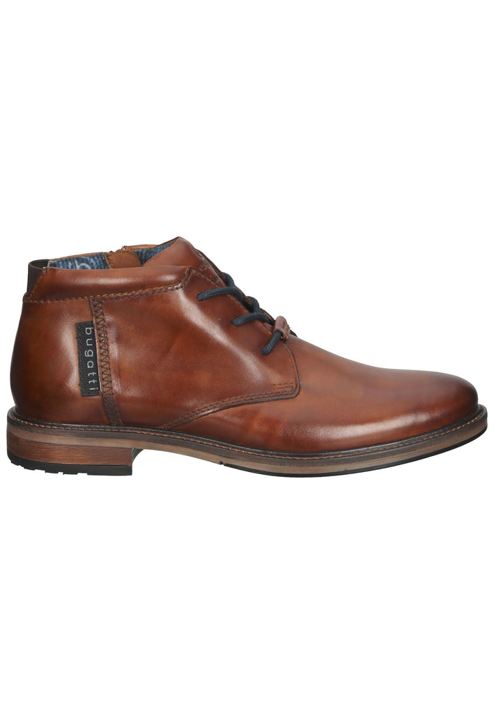 Bugatti Stiefelette Nappaleder Cognac