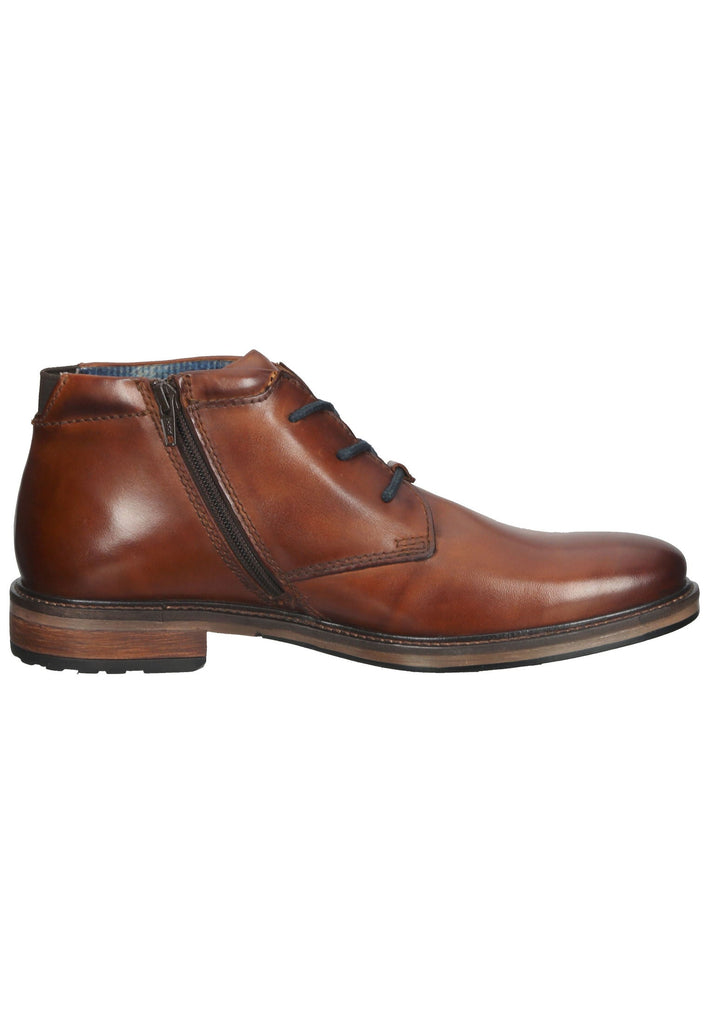 Bugatti Stiefelette Nappaleder Cognac
