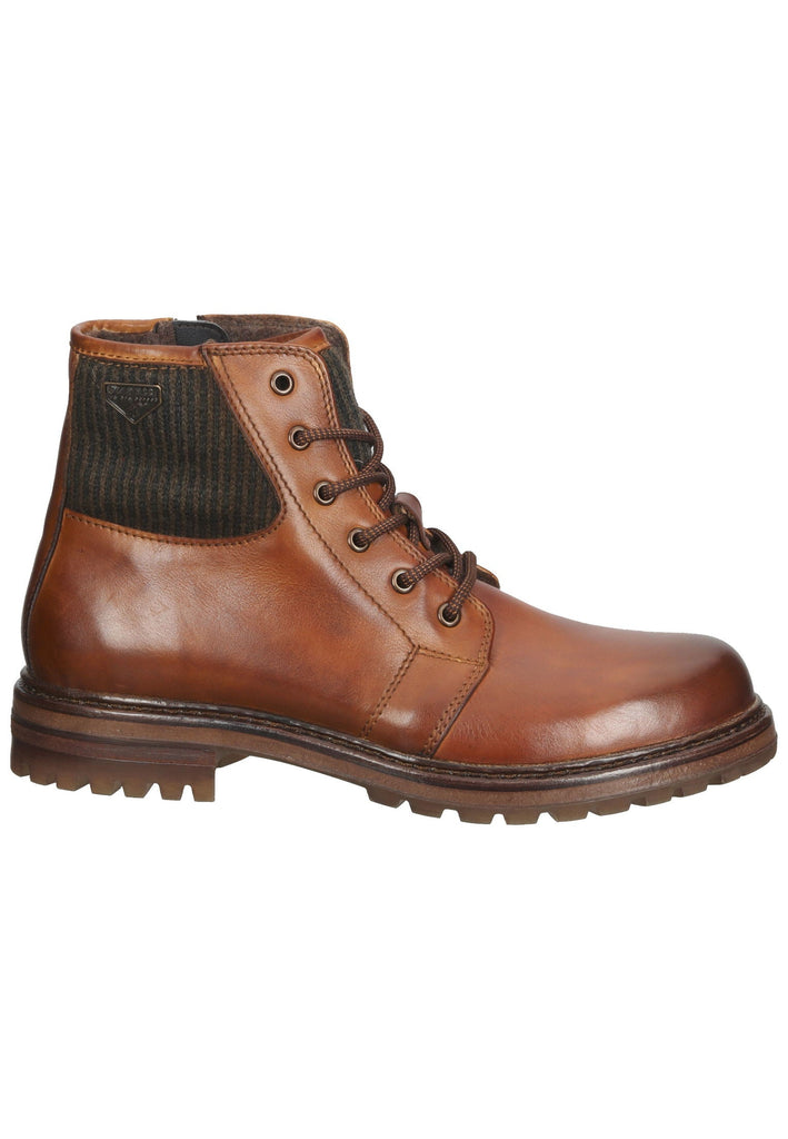 Bugatti Stiefelette Nappaleder Cognac