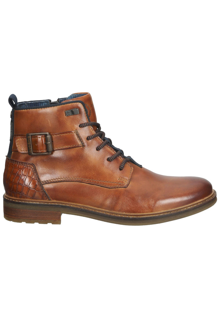 Bugatti Stiefelette Nappaleder Cognac