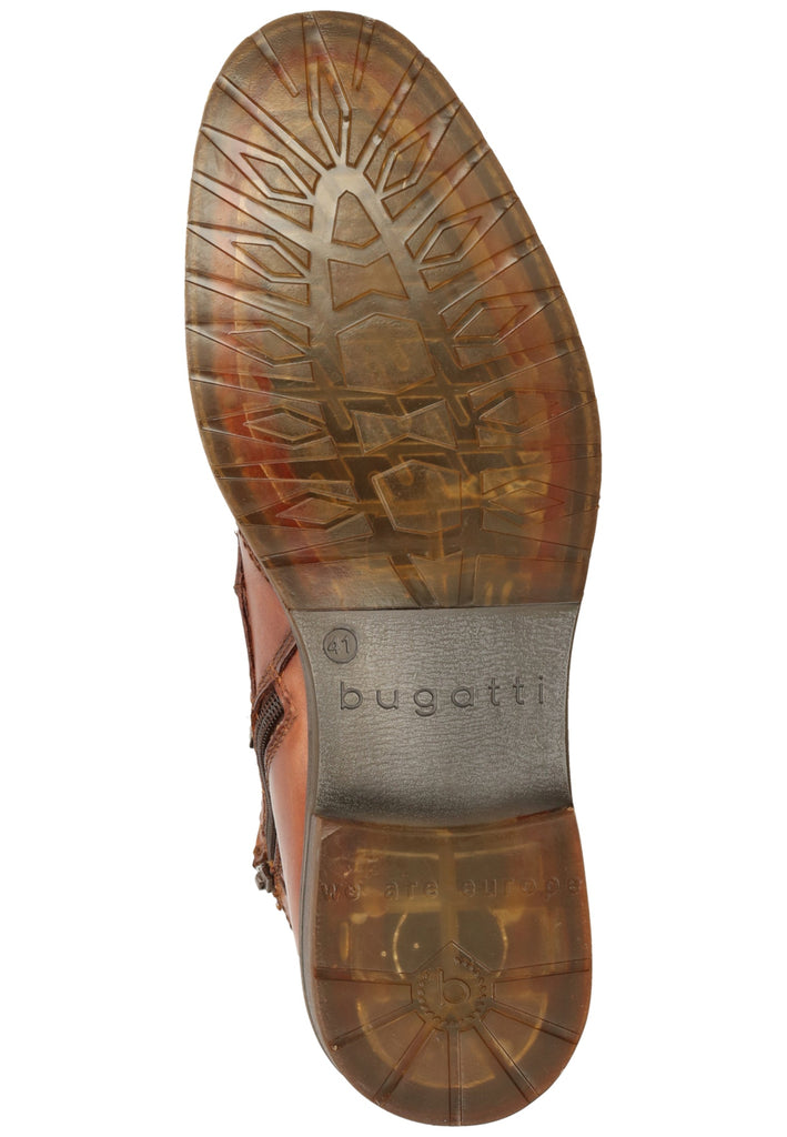 Bugatti Stiefelette Nappaleder Cognac