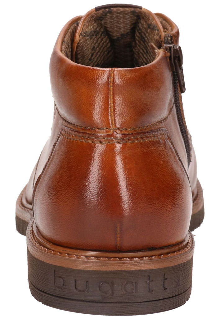 Bugatti Stiefelette Nappaleder Cognac