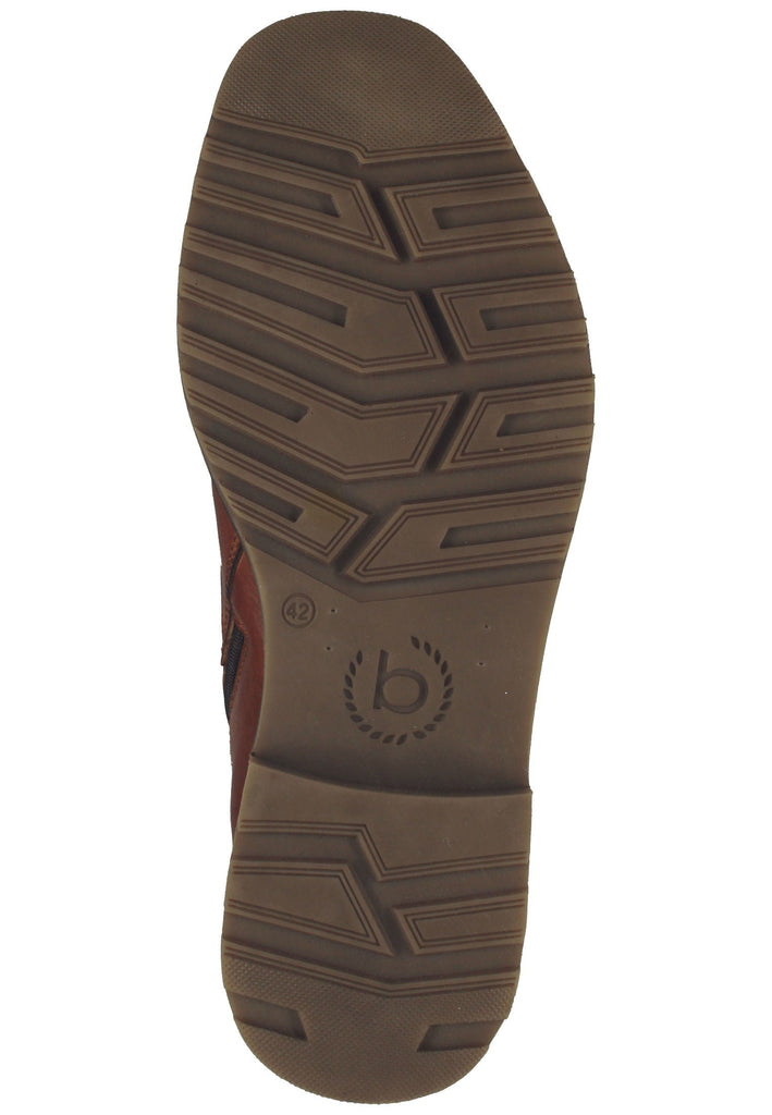 Bugatti Stiefelette Nappaleder Cognac Warmfutter