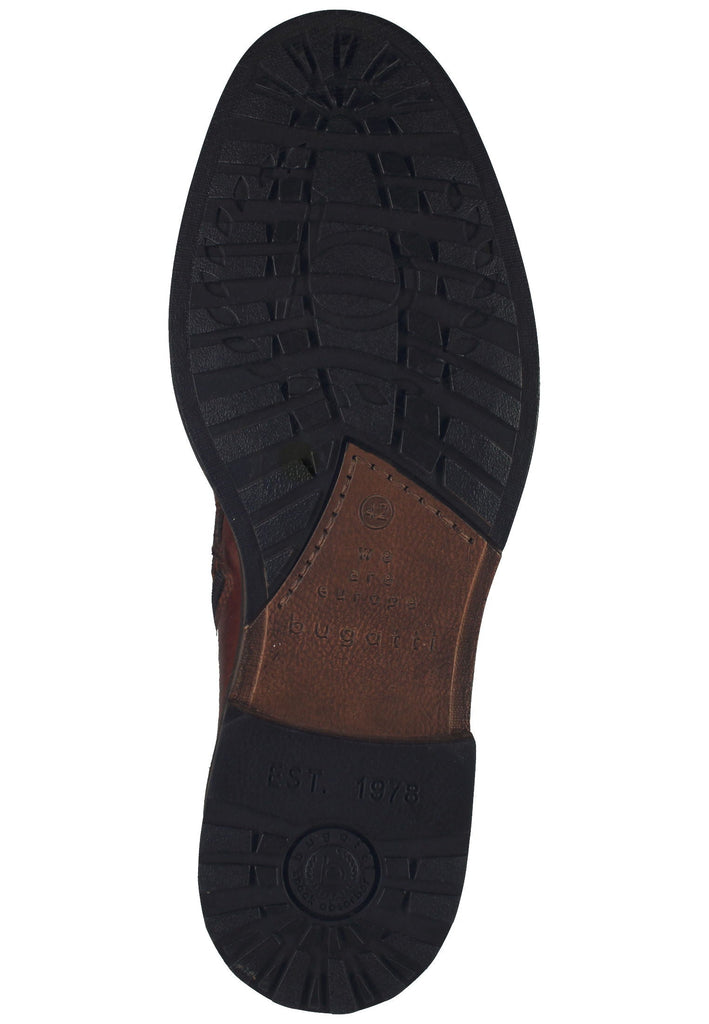 Bugatti Stiefelette Nappaleder Cognac Warmfutter