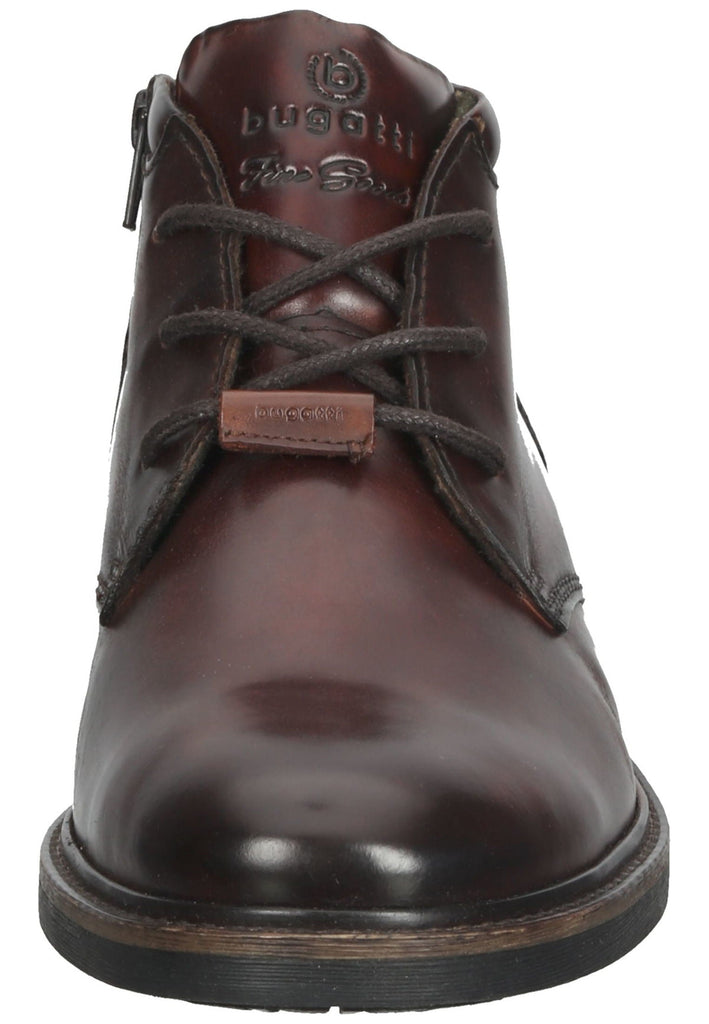 Bugatti Stiefelette Nappaleder Dunkelbraun