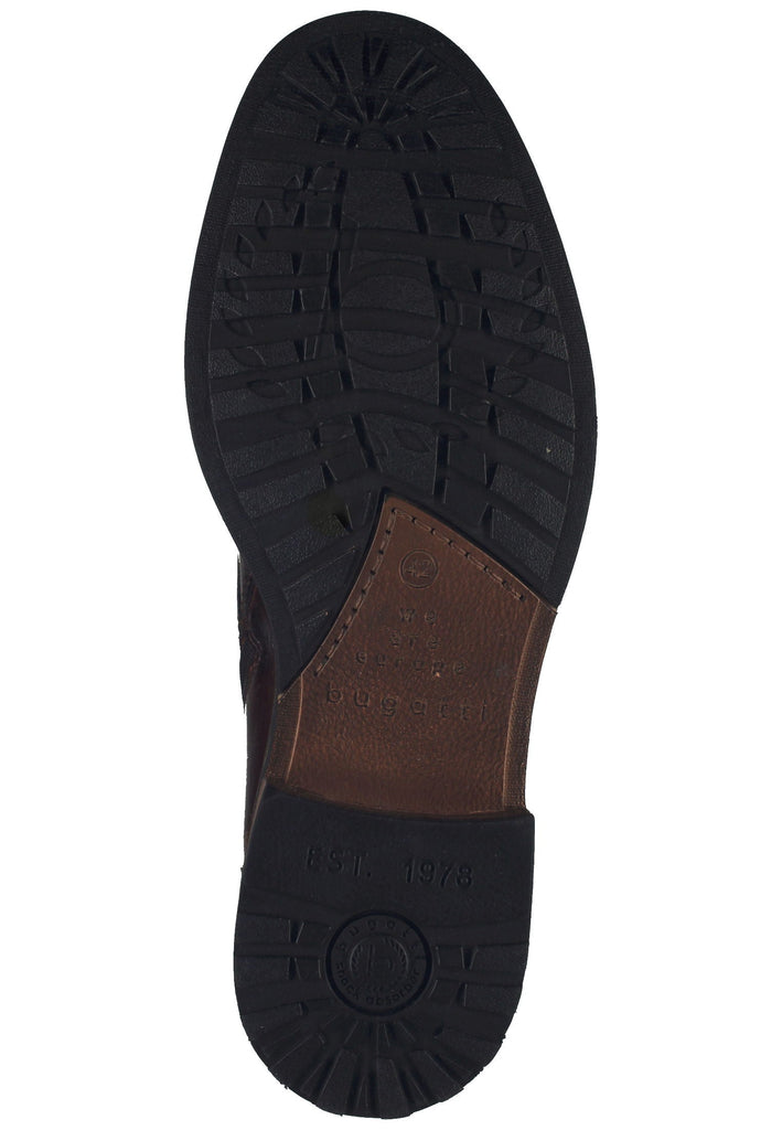 Bugatti Stiefelette Nappaleder Dunkelbraun Warmfutter