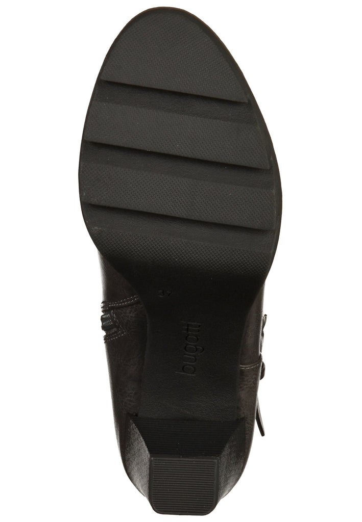 Bugatti Stiefelette Nappaleder Dunkelgrau