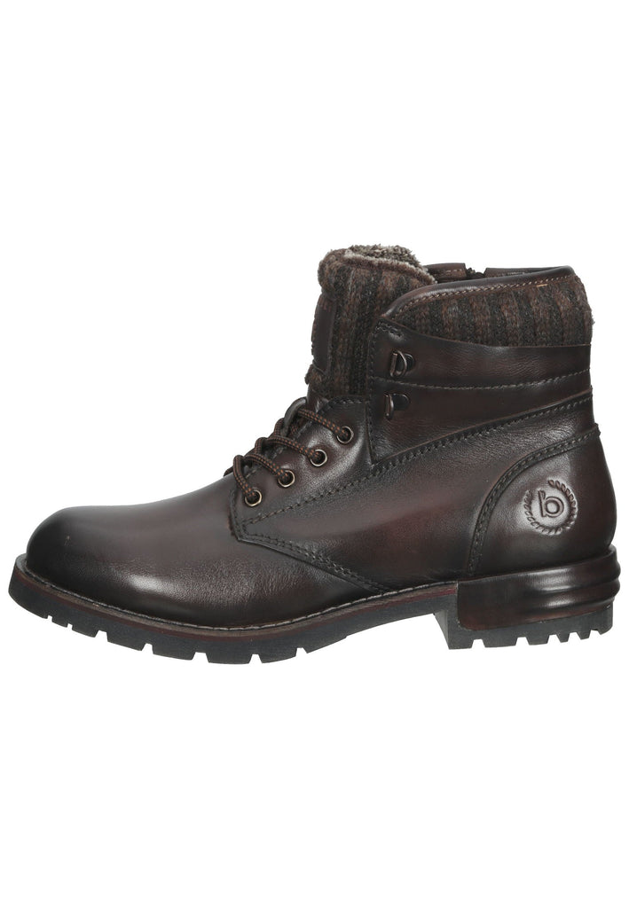 Bugatti Stiefelette Nappaleder Mittelbraun