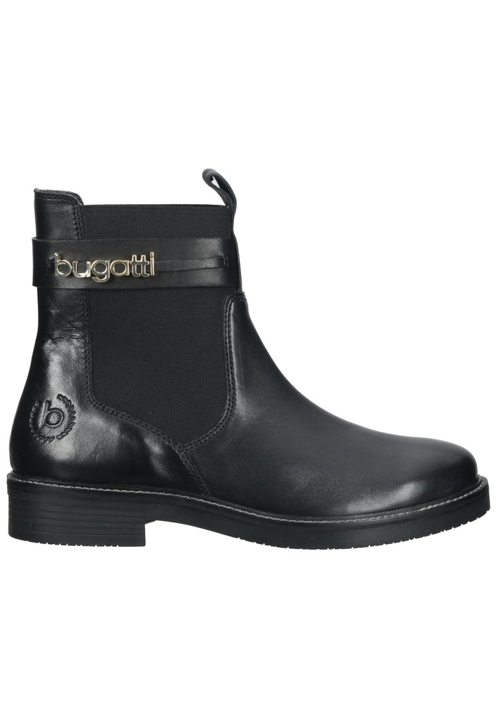 Bugatti Stiefelette Nappaleder Schwarz