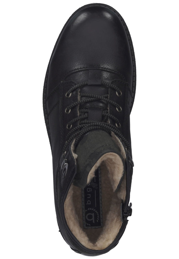 Bugatti Stiefelette Nappaleder Schwarz