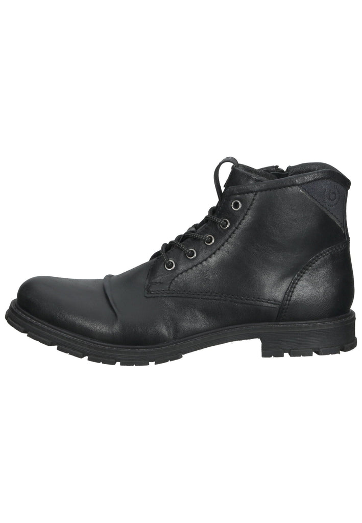 Bugatti Stiefelette Nappaleder Schwarz