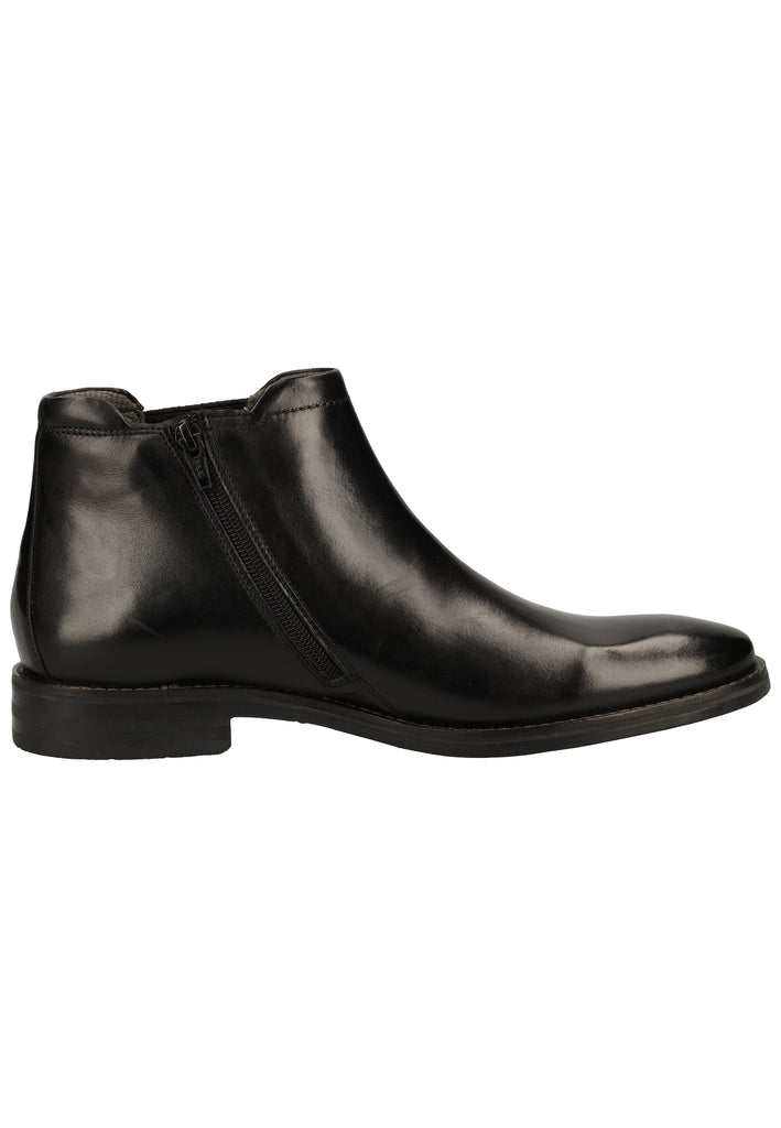 Bugatti Stiefelette Nappaleder Schwarz