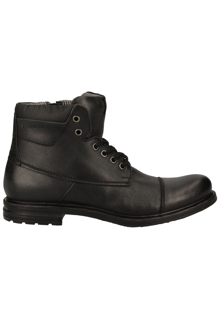 Bugatti Stiefelette Nappaleder Schwarz