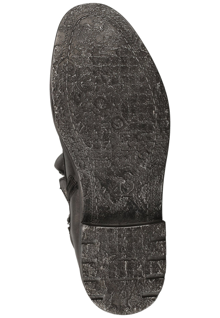 Bugatti Stiefelette Nappaleder Schwarz