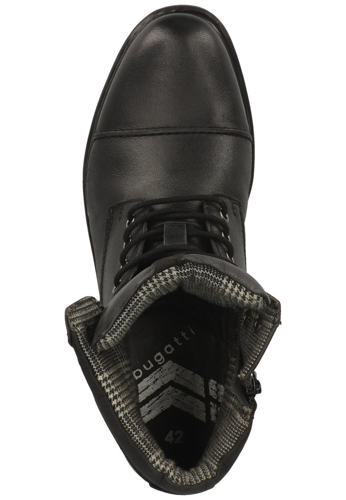 Bugatti Stiefelette Nappaleder Schwarz