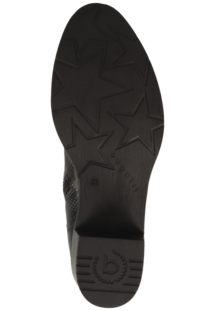 Bugatti Stiefelette Nappaleder Schwarz