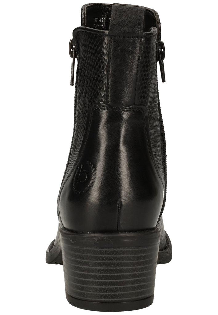 Bugatti Stiefelette Nappaleder Schwarz