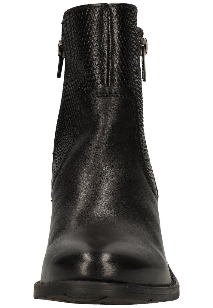 Bugatti Stiefelette Nappaleder Schwarz