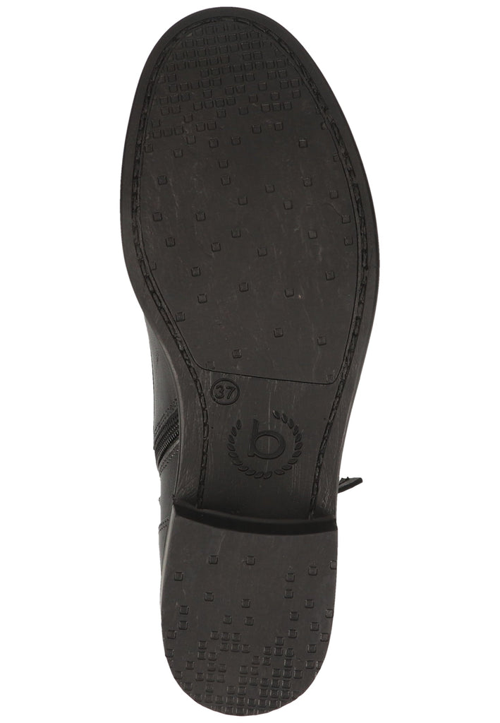 Bugatti Stiefelette Nappaleder Schwarz