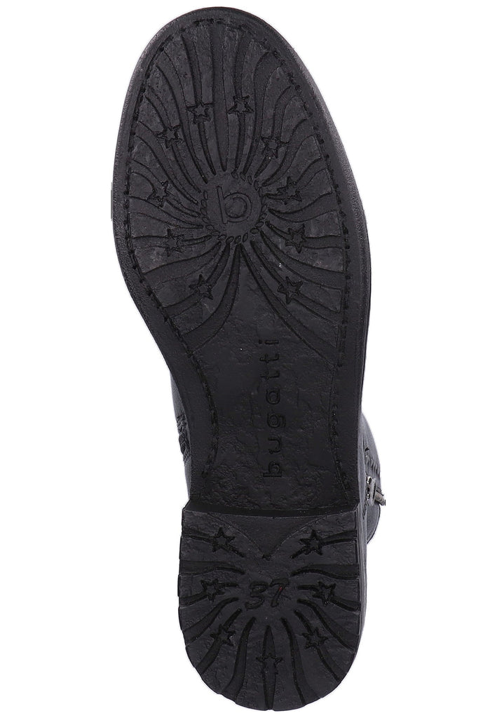 Bugatti Stiefelette Nappaleder Schwarz