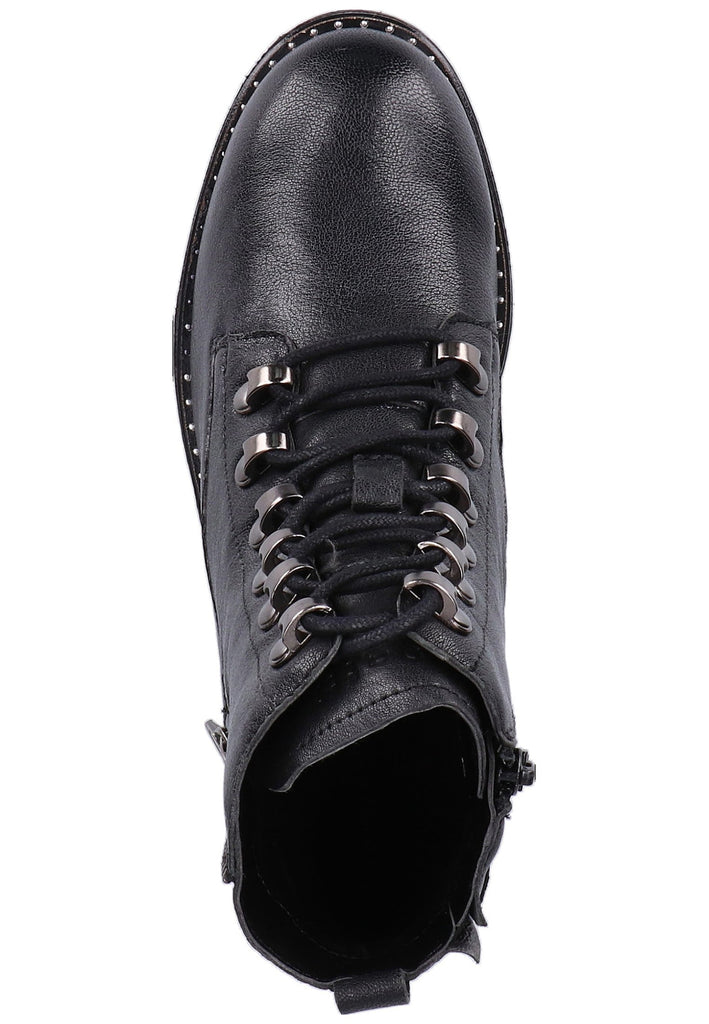 Bugatti Stiefelette Nappaleder Schwarz