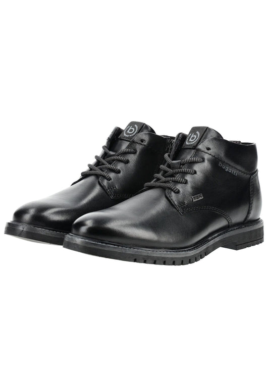 Bugatti Stiefelette Nappaleder Schwarz