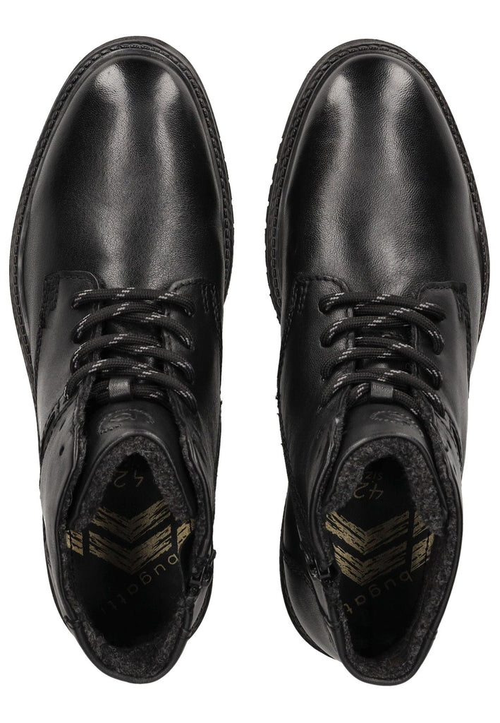 Bugatti Stiefelette Nappaleder Schwarz Warmfutter