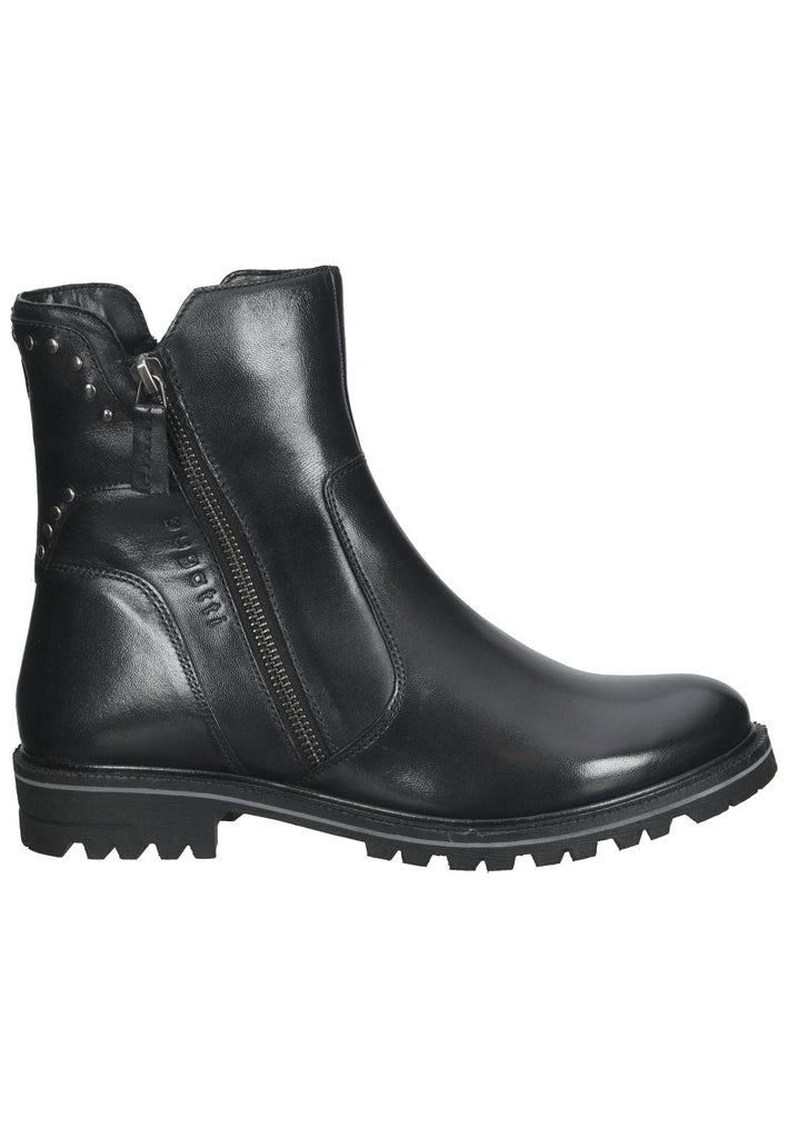 Bugatti Stiefelette Nappaleder Schwarz Warmfutter