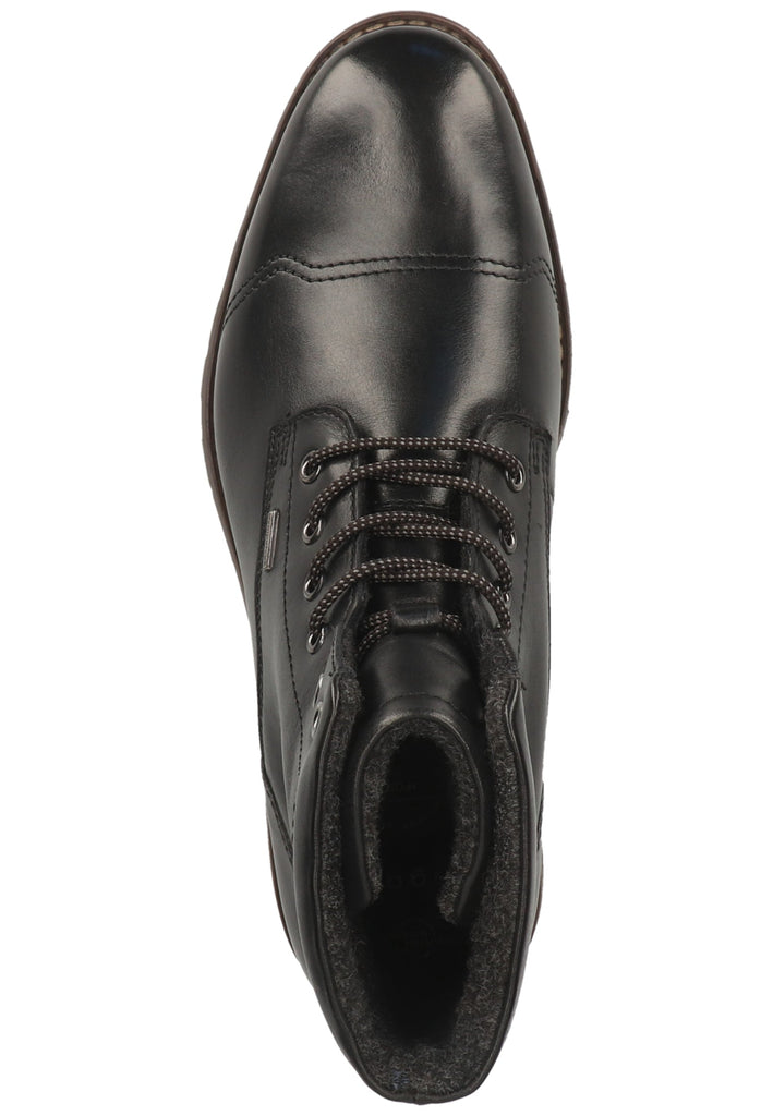 Bugatti Stiefelette Nappaleder Schwarz Warmfutter