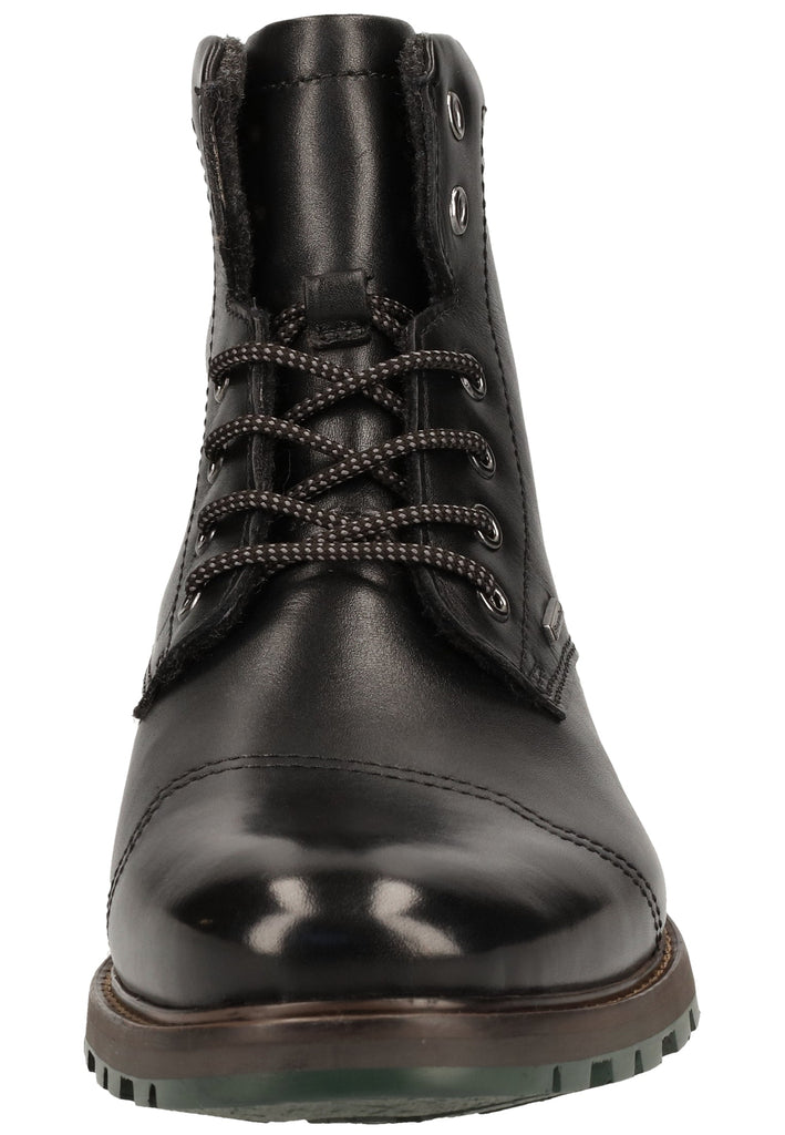 Bugatti Stiefelette Nappaleder Schwarz Warmfutter