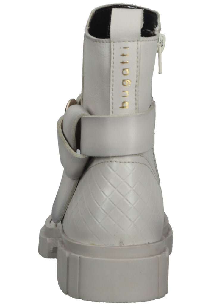 Bugatti Stiefelette Nappaleder Weiß