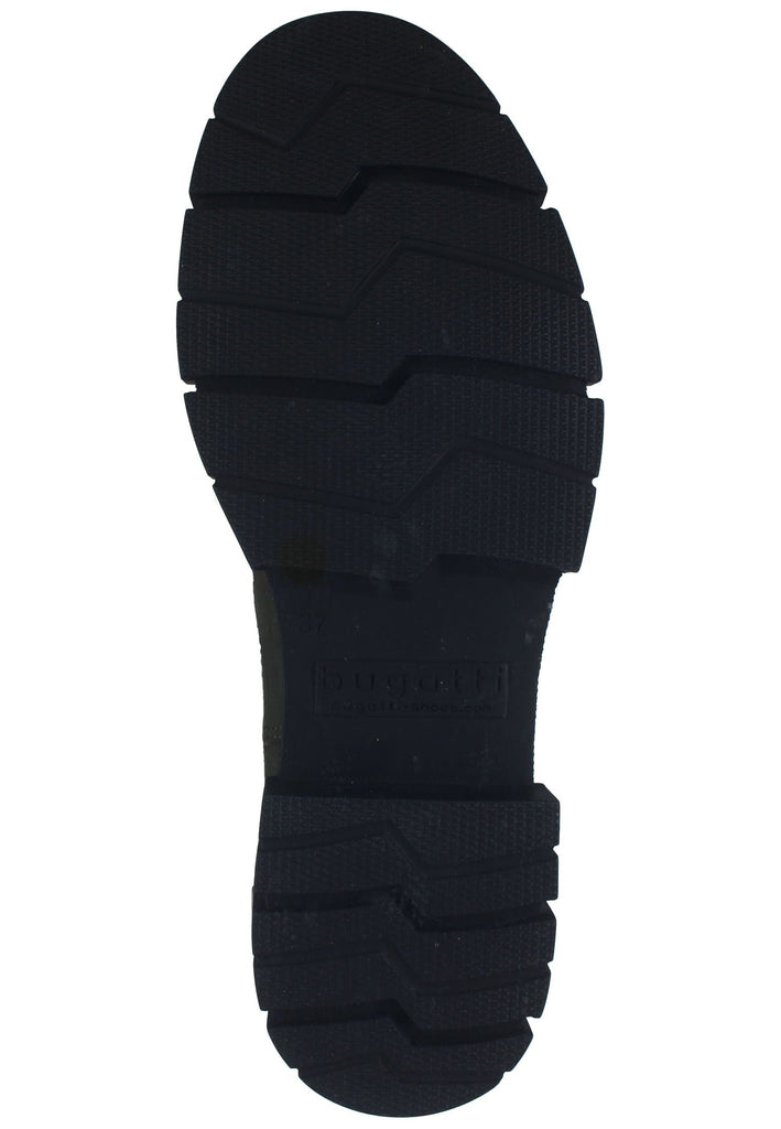 Bugatti Stiefelette Nubukleder Grün/Schwarz