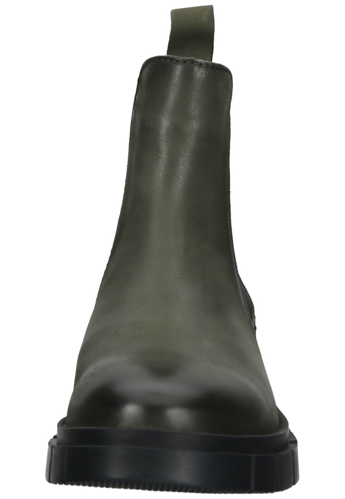 Bugatti Stiefelette Nubukleder Grün/Schwarz