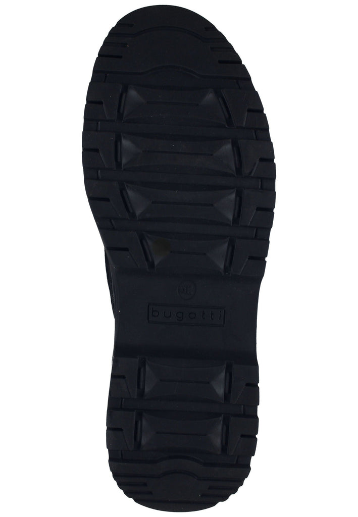 Bugatti Stiefelette Nubukleder Schwarz