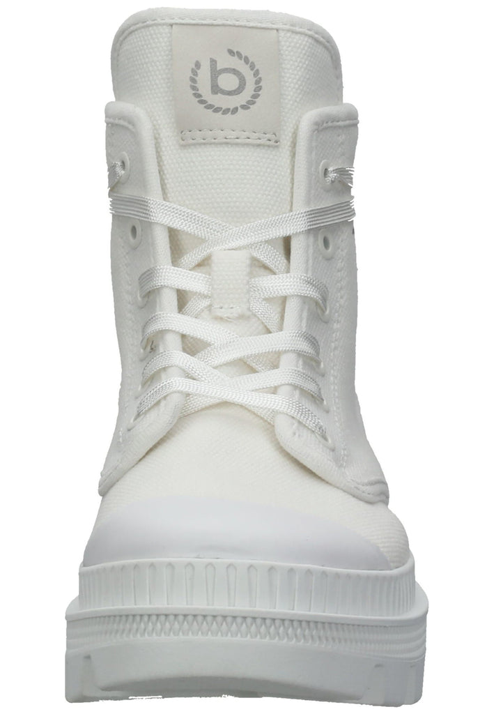 Bugatti Stiefelette Textil Weiß