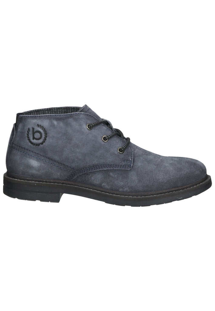 Bugatti Stiefelette Veloursleder Blau