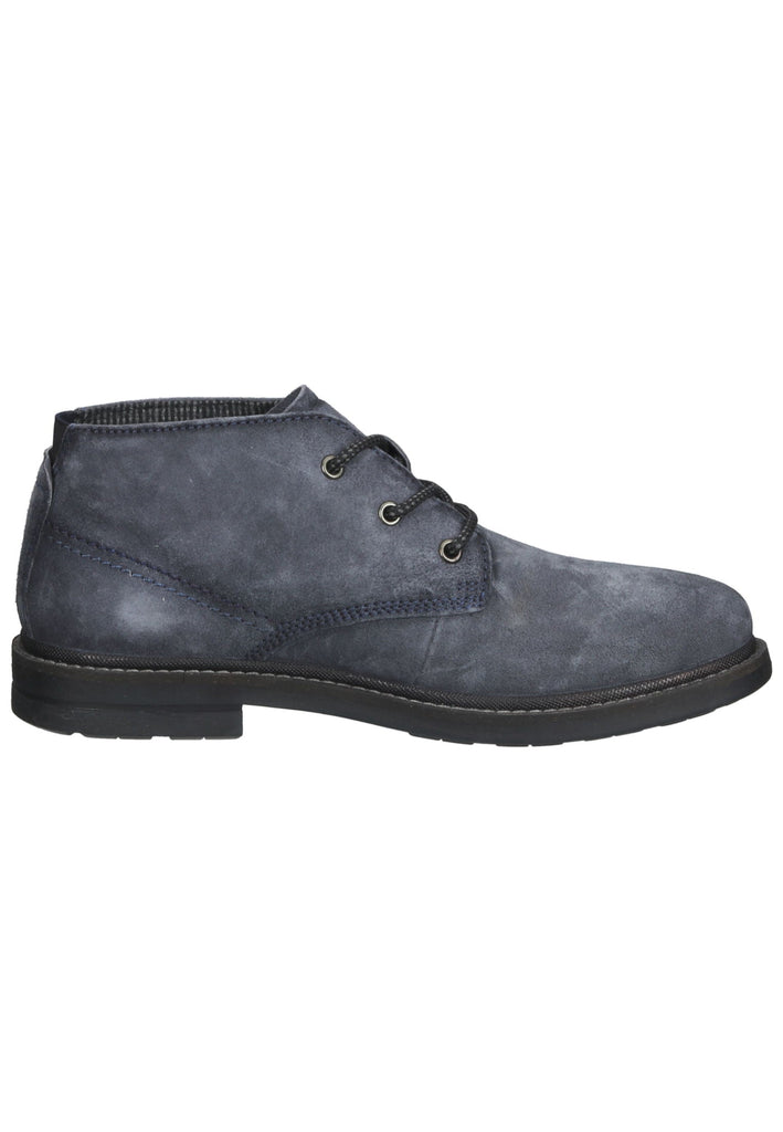 Bugatti Stiefelette Veloursleder Blau