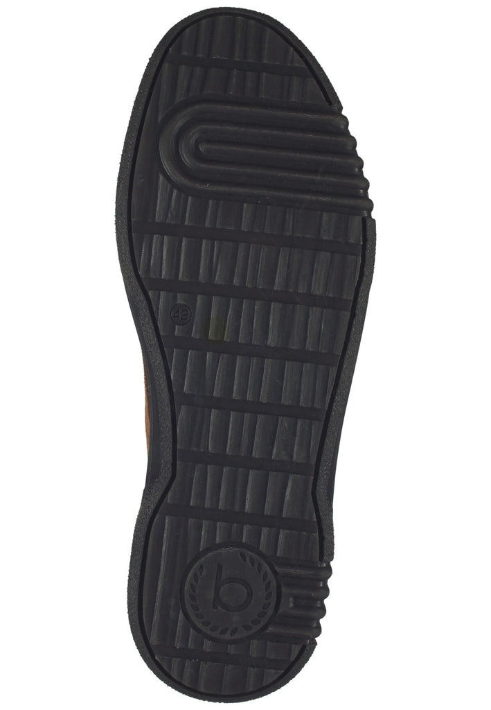 Bugatti Stiefelette Veloursleder Cognac