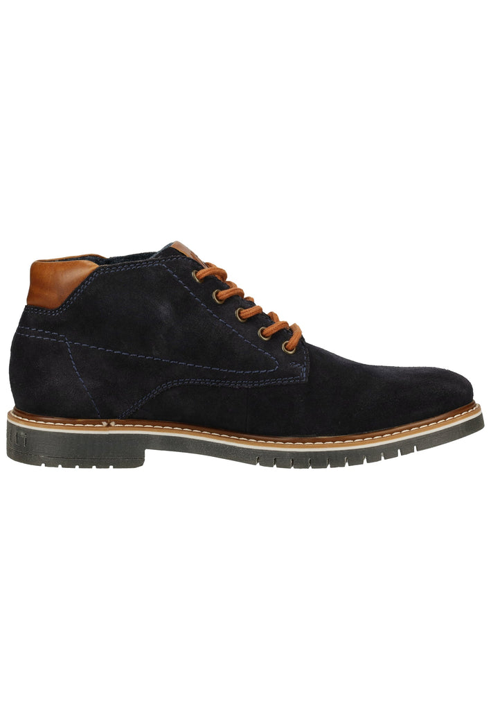 Bugatti Stiefelette Veloursleder Dark Blue