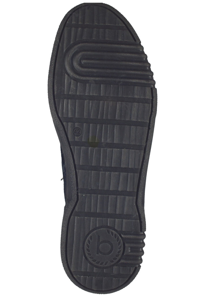 Bugatti Stiefelette Veloursleder Dunkelblau Warmfutter